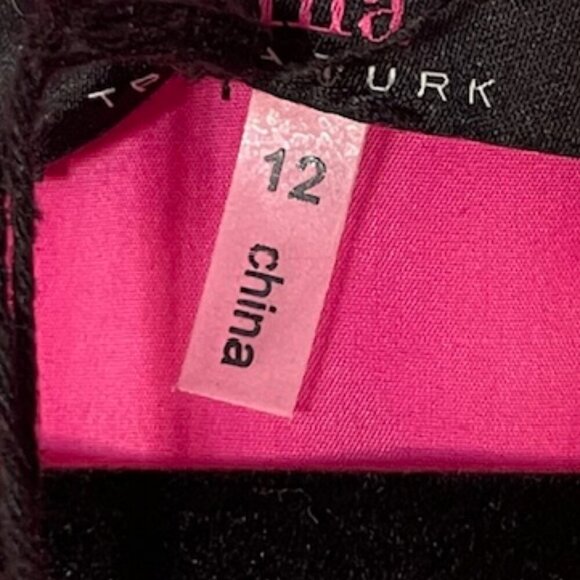 Trina Turk Barbie Pink Bell Sleeve V-Neck Sheath Dress NWOT Size 12 - Picture 8 of 10